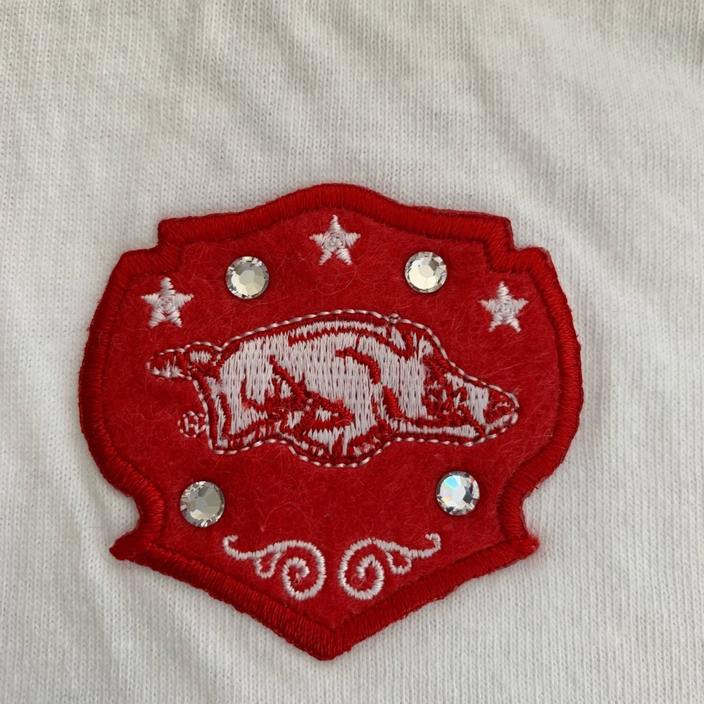 Josh Boyd Glitter Gear Razorbacks Shorty One-Piece
